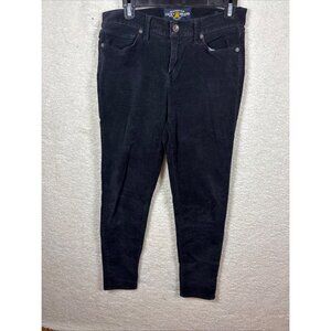 Lucky Brand Black Corduroy Womens Pants Size 8/29